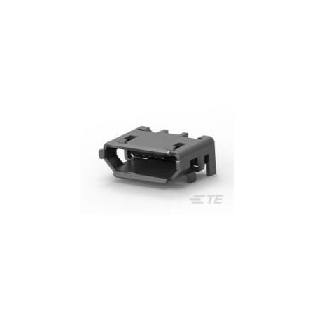 Te Connectivity Telecom And Datacom Connector, 5 Contact(S), Female, Right Angle, Solder Terminal, Receptacle 2040002-1
